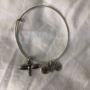 Alex and Ani Dragonfly silver bracelet